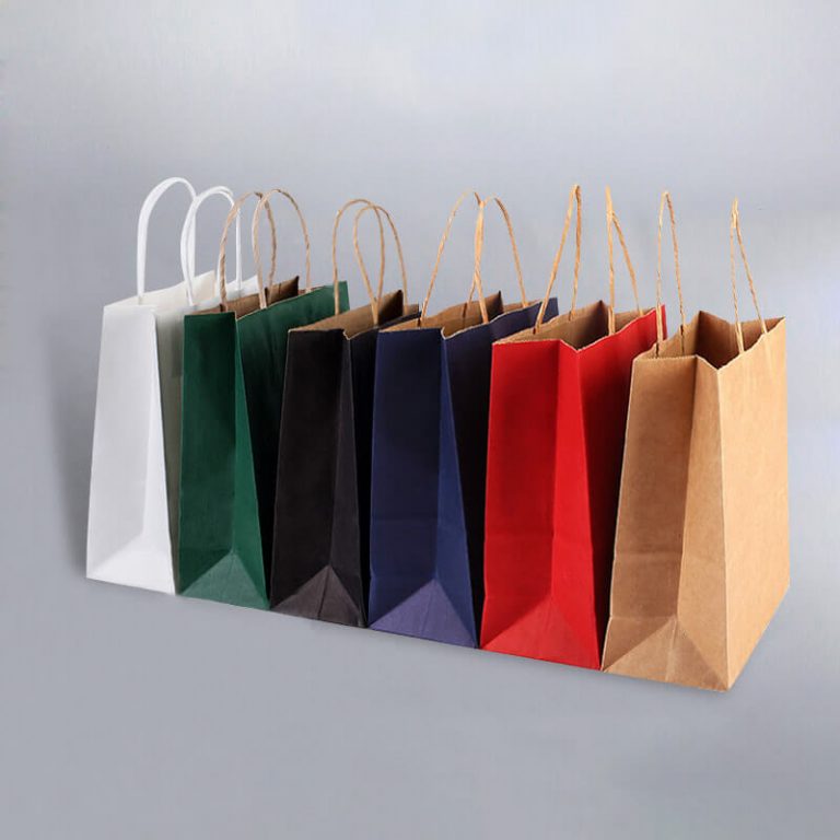 Custom Printed Paper Bags Handle Bag Personalized Paper Bags With Your ...