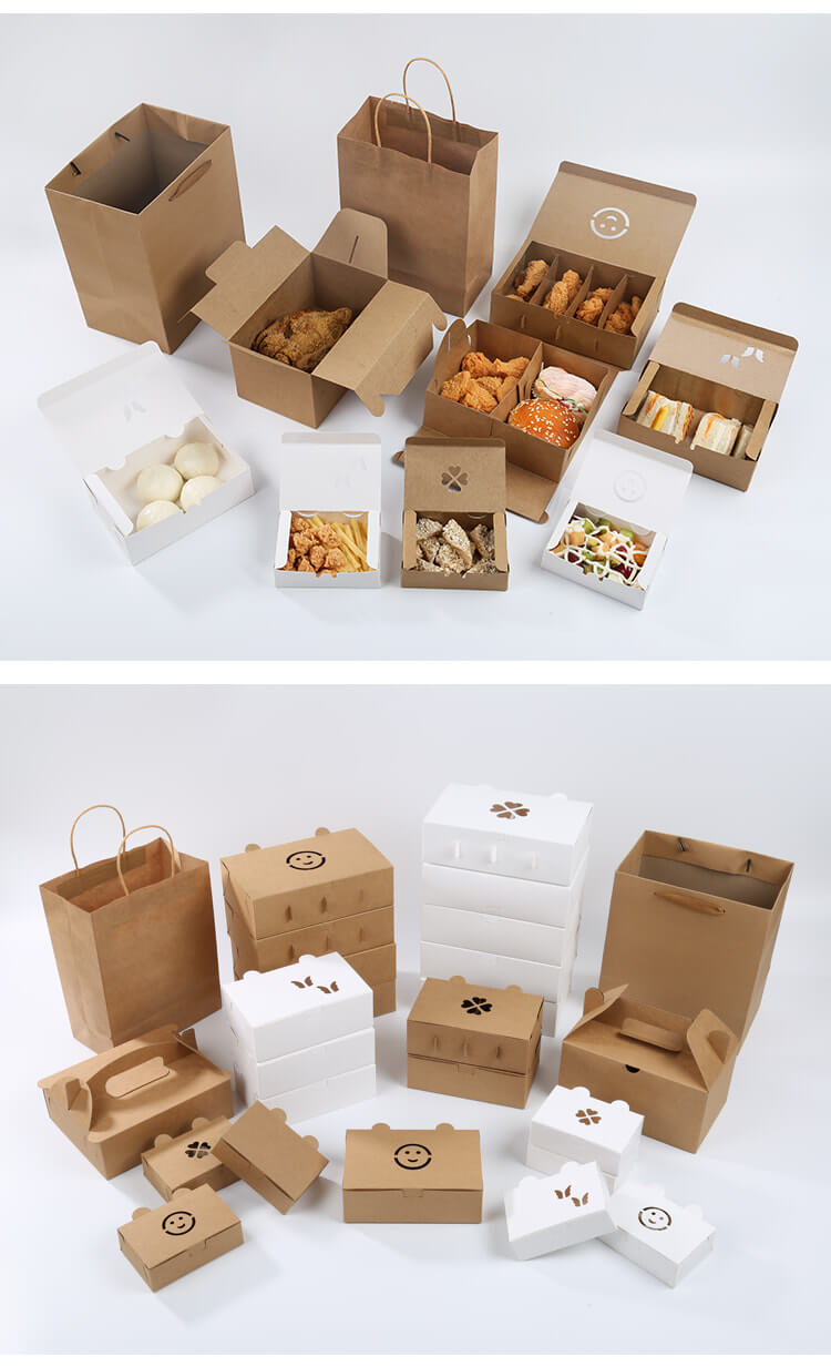 Food Boxes Takeaway BoxesCompostable Cardboard Gable Box 
