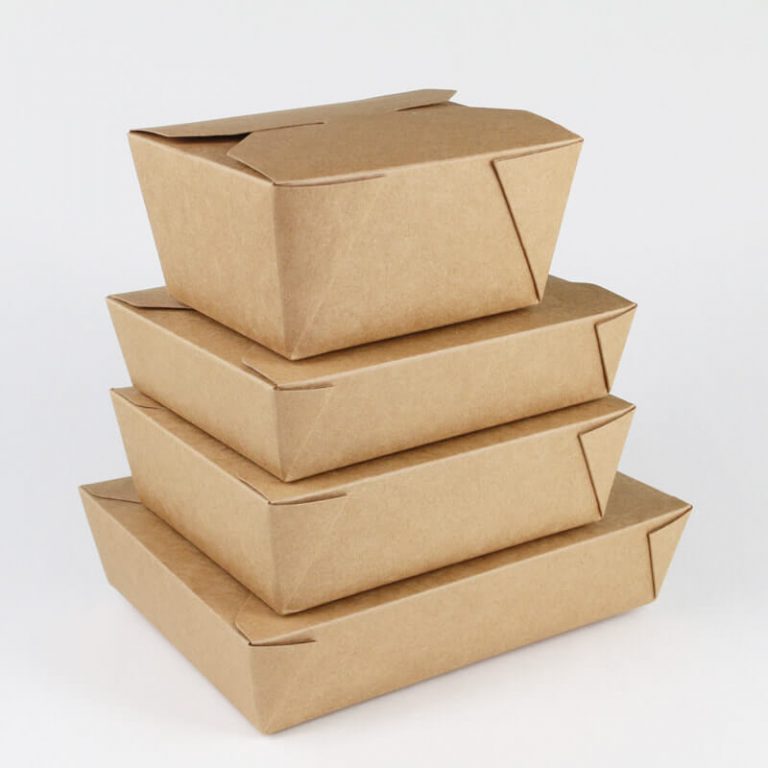 Biodegradable Chicken Recyclable Boxes Take Out Hot Fast Food Fried 