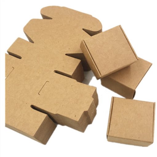 wholesale Recycled Kraft Blank Gift Storage Wrap Package Carton ...